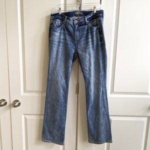 Torrid Slim Boot Jeans Size 12R Light Wash Denim Mid Rise Feel The Fit Western